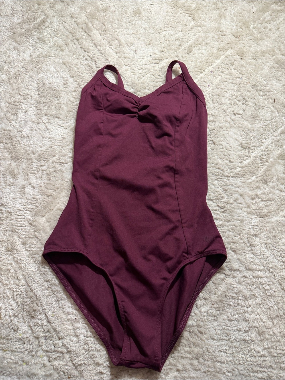 Lulli ballet leotard spaghetti straps low back worn 4 times